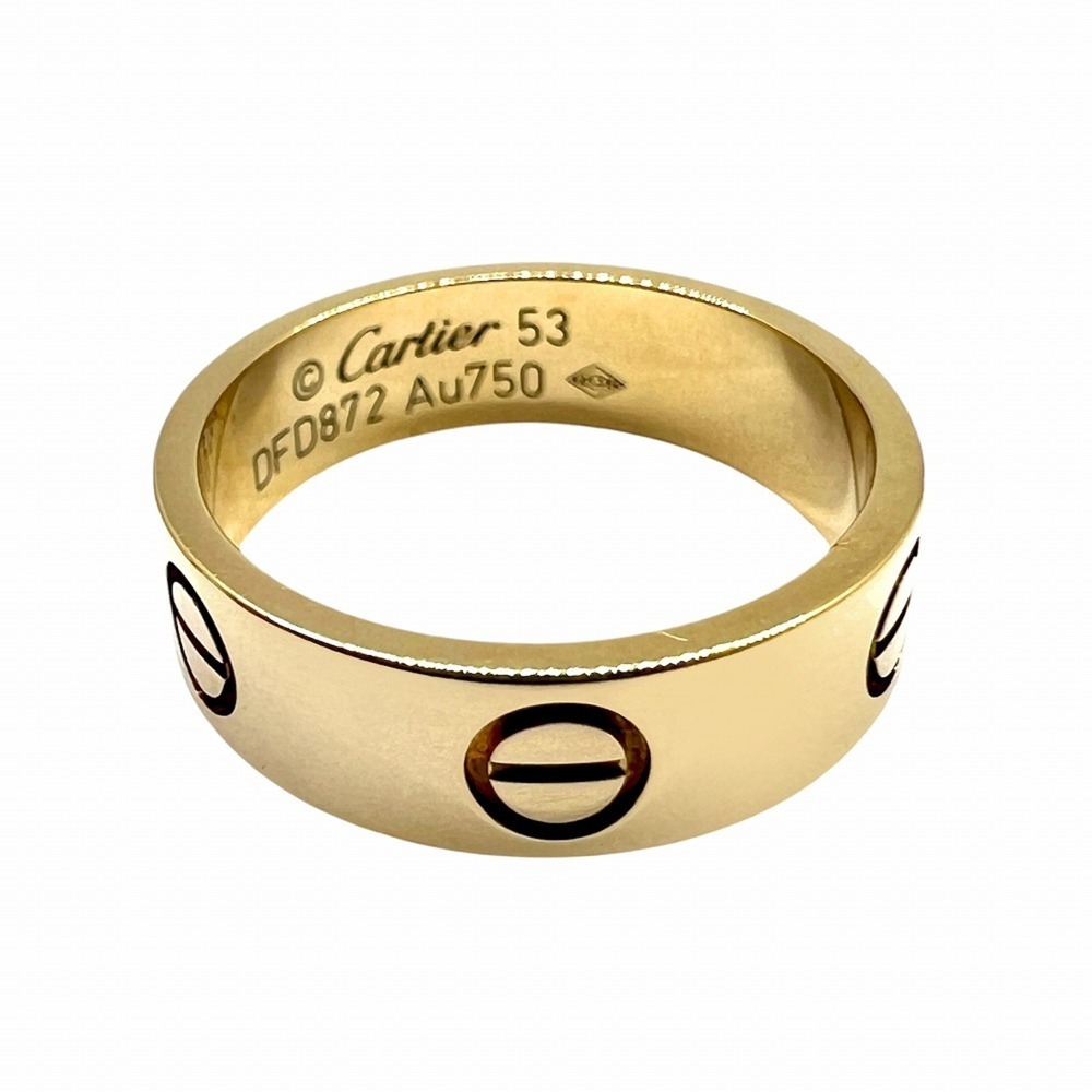 Cartier カルティエ K18YG Au750 リング #48 約8号 8号【CARTIER
